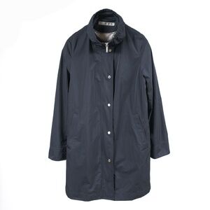 FUCHS SCHMITT Navy Zipper Trench Coat Outdoor Jacket Size UK 16